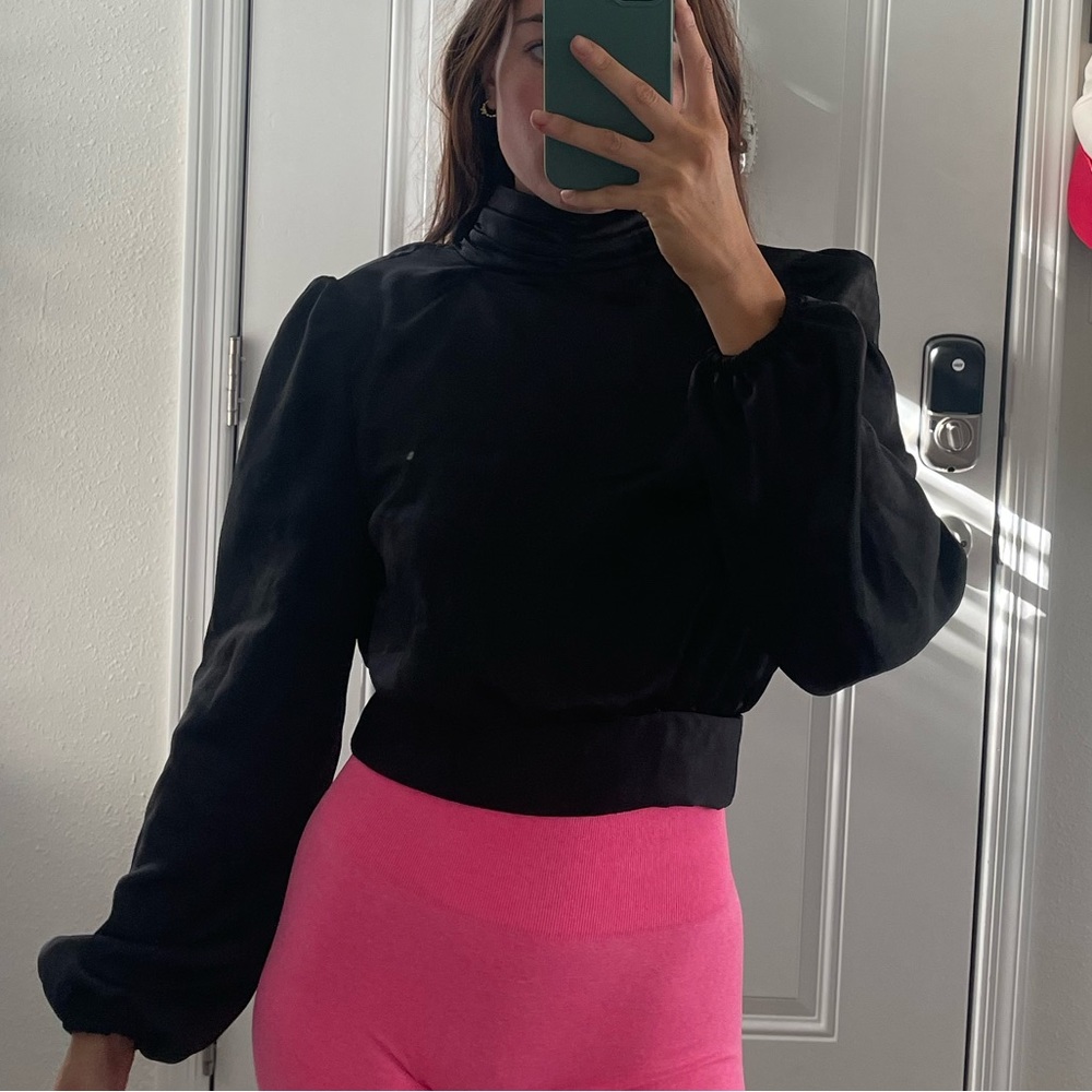 Nasty gal open back blouse